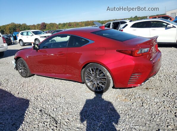 JTHHZ5BC2J5019066 2018 LEXUS RC Red Trasero izquierdo