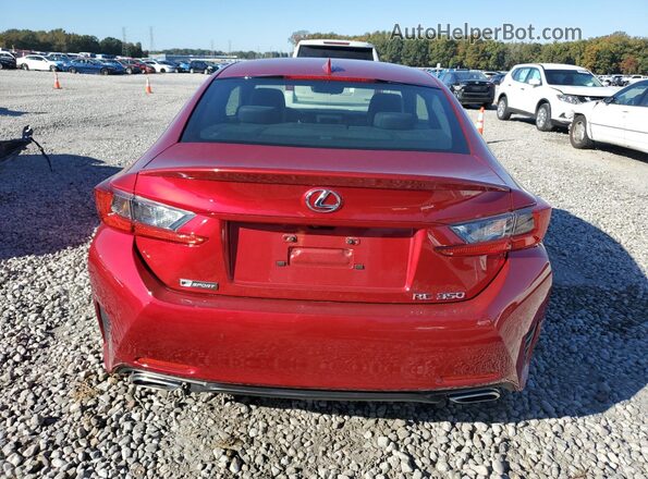JTHHZ5BC2J5019066 2018 LEXUS RC Red Vista trasera