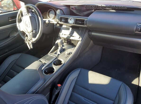 JTHHZ5BC2J5019066 2018 LEXUS RC Red Vista del salpicadero