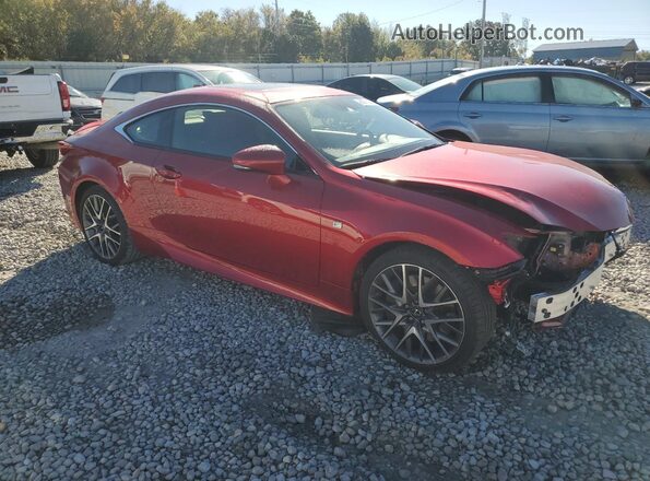 JTHHZ5BC2J5019066 2018 LEXUS RC Red Delantero derecho