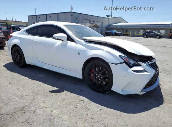 JTHHZ5BC4J5018095 2018 LEXUS RC White Delantero derecho