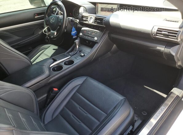 JTHHZ5BC4J5018095 2018 LEXUS RC White Vista del salpicadero