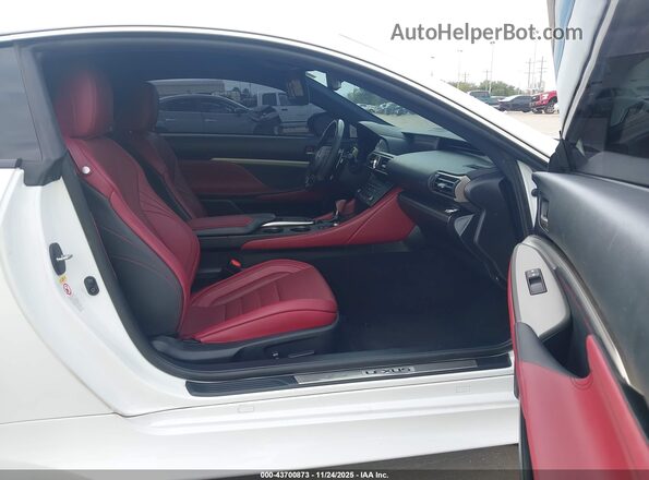 JTHHZ5BC4J5018131 2018 LEXUS RC 350 White წინა სალონის ხედი