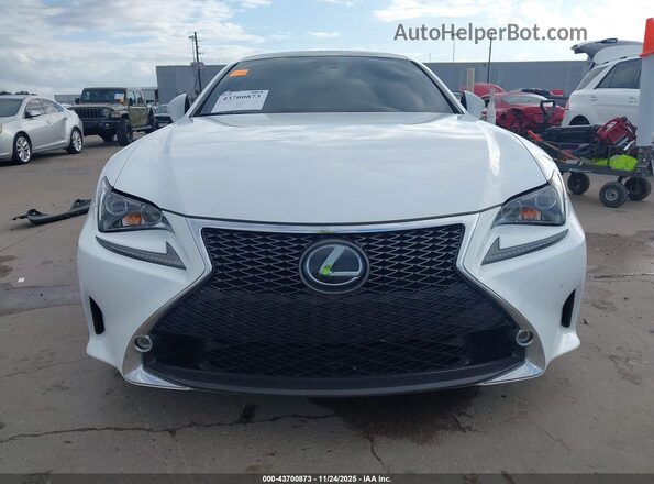 JTHHZ5BC4J5018131 2018 LEXUS RC 350 White უკანა სალონის ხედი