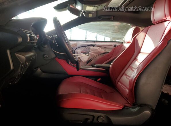 JTHHZ5BC8K5020286 2019 LEXUS RC White Widok wnętrza z przodu