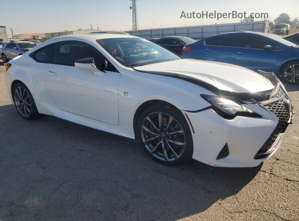 JTHHZ5BC9K5020295 2019 LEXUS RC Белый Передняя правая четверть