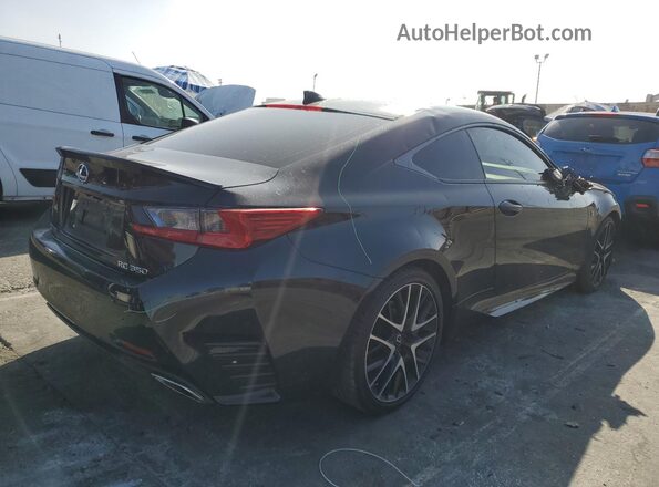 JTHHZ5BCXJ5018974 2018 LEXUS RC Black Trasero derecho