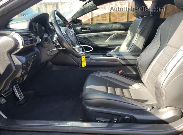 JTHHZ5BCXJ5018974 2018 LEXUS RC Black Vista interior delantera