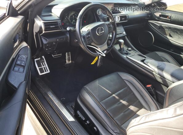 JTHHZ5BCXJ5018974 2018 LEXUS RC Black Vista del salpicadero