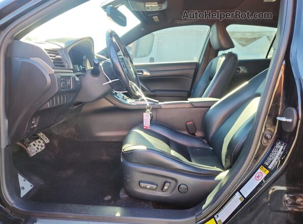 JTHKD5BH1G2266802 2016 LEXUS CT Black Front interior view