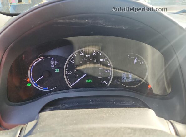 JTHKD5BH1G2266802 2016 LEXUS CT Black Instrument cluster view