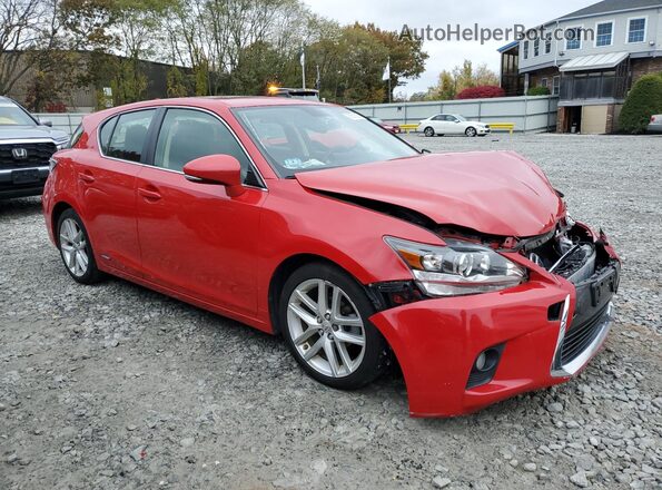 JTHKD5BH4H2301236 2017 LEXUS CT Красный Передняя правая четверть