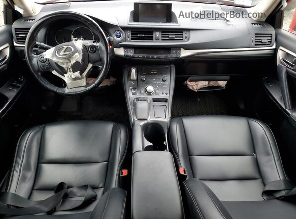 JTHKD5BH4H2301236 2017 LEXUS CT Красный Вид панели приборов