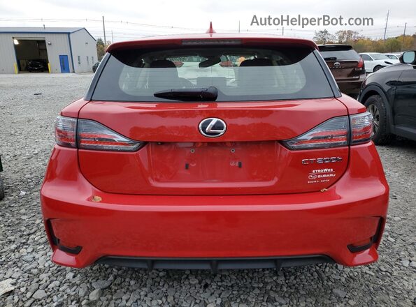JTHKD5BH4H2301236 2017 LEXUS CT Красный Вид сзади