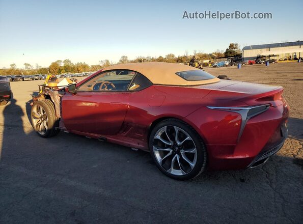 JTHMPAAY9NA105370 2022 LEXUS LC Red უკანა მარცხენა
