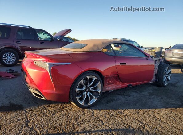 JTHMPAAY9NA105370 2022 LEXUS LC Red უკანა მარჯვენა