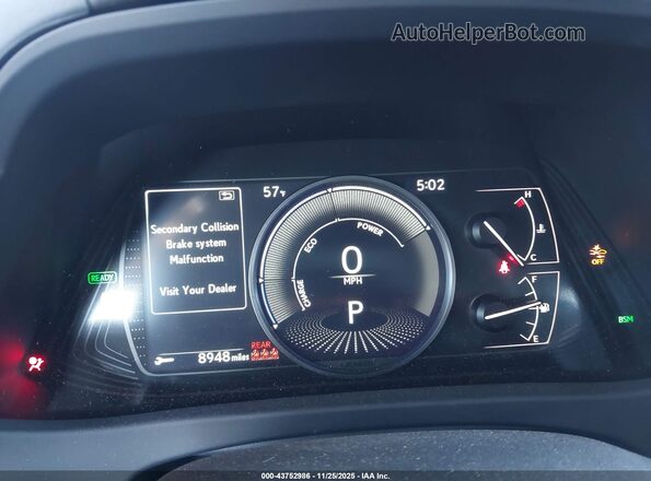 JTHP6JBH6R2172832 2024 LEXUS UX 250H Red Widok tylnych siedzeń