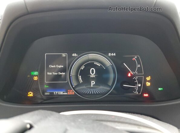 JTHP9JBH2R2074579 2024 LEXUS UX White Սարքավորումների վահանակի տեսք