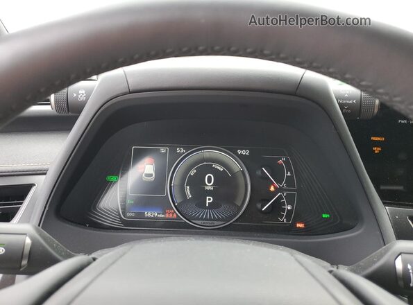 JTHP9JBH2R2077546 2024 LEXUS UX Gray Սարքավորումների վահանակի տեսք