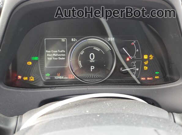JTHP9JBH5R2073314 2024 LEXUS UX Red Սարքավորումների վահանակի տեսք