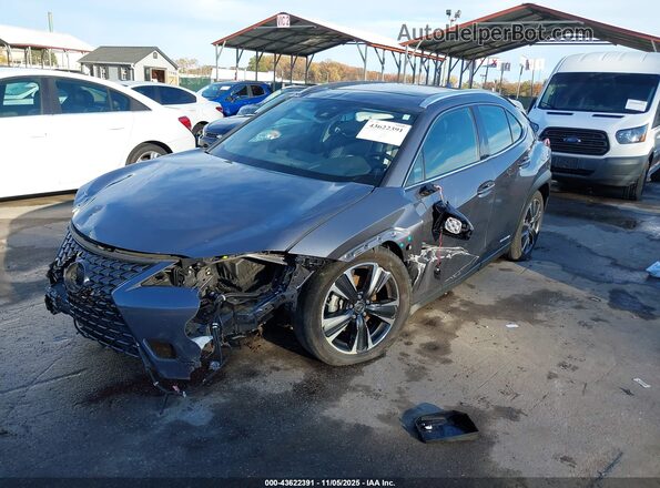 JTHP9JBH7M2044065 2021 LEXUS UX 250H Gray Передня ліва чверть
