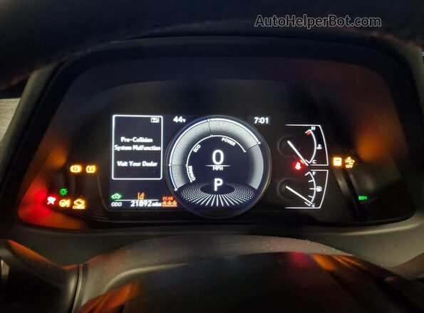 JTHP9JBH8P2068542 2023 LEXUS UX Gray Սարքավորումների վահանակի տեսք