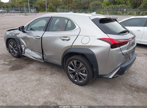 JTHR9JBH6M2049993 2021 LEXUS UX 250H Gray Հետևի ձախ