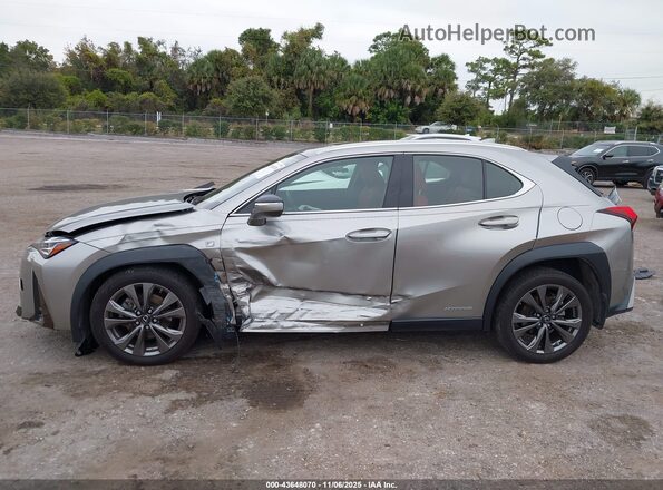 JTHR9JBH6M2049993 2021 LEXUS UX 250H Gray Սալոնի 360 աստիճան տեսք
