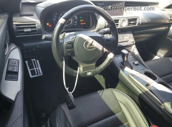 JTHS85BCXJ5004324 2018 LEXUS RC Угольный Вид панели приборов