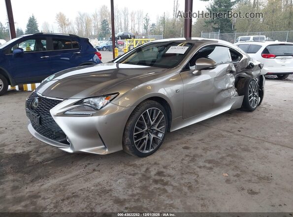 JTHSE5BC3H5008010 2017 LEXUS RC 350 Желто-коричневый Передняя левая четверть