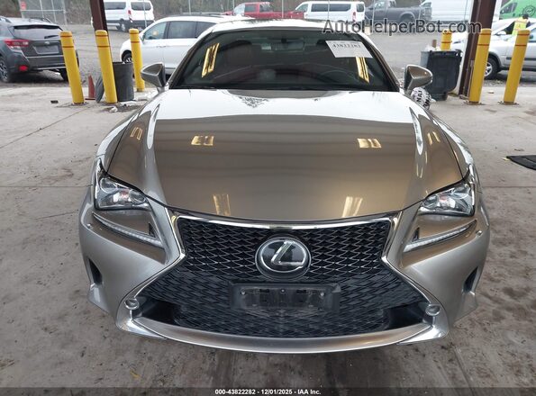 JTHSE5BC3H5008010 2017 LEXUS RC 350 Желто-коричневый Вид щитка приборов