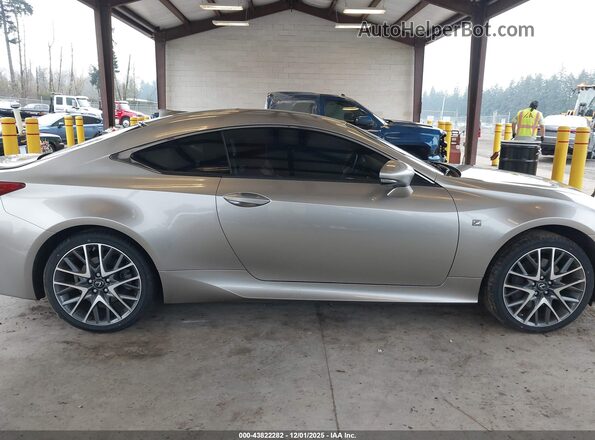 JTHSE5BC3H5008010 2017 LEXUS RC 350 Желто-коричневый Вид задней части салона