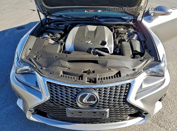 JTHSM5BC0H5003656 2017 LEXUS RC Silver Вид задньої частини салону