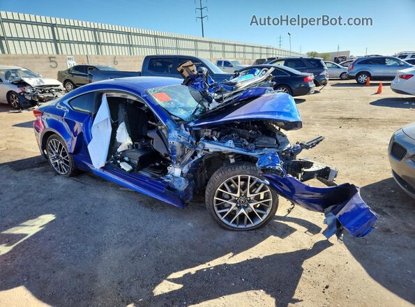 JTHSM5BC3H5003697 2017 LEXUS RC Blue წინა მარჯვენა
