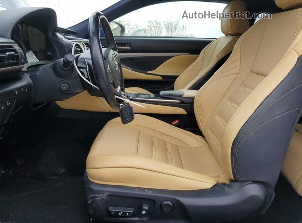 JTHSM5BC7H5002701 2017 LEXUS RC Blue Widok wnętrza z przodu