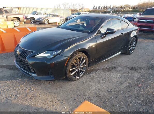 JTHSZ5BC2K5009855 2019 LEXUS RC 350 Black Vista tres cuartos delantera izquierda