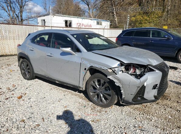 JTHU9JBH1K2000398 2019 LEXUS UX Silver Delantero derecho