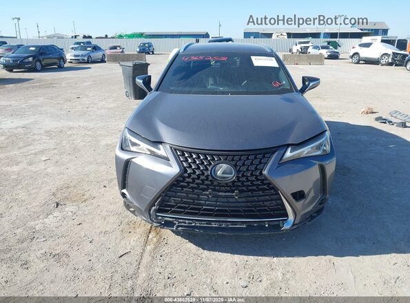 JTHX3JBH3M2032741 2021 LEXUS UX 200 Gray Vista interior trasera