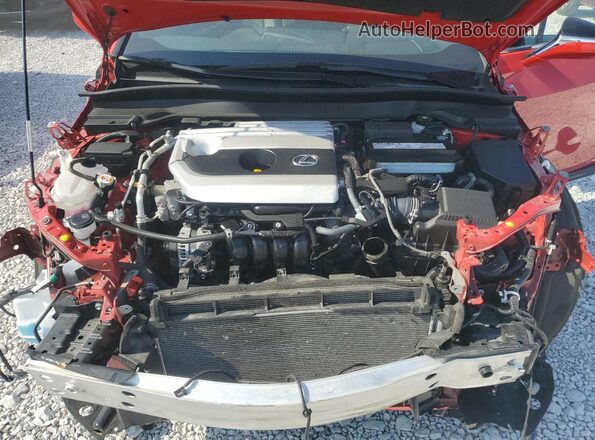 JTHX3JBH7N2049561 2022 LEXUS UX Red ძრავის განყოფილების ხედი