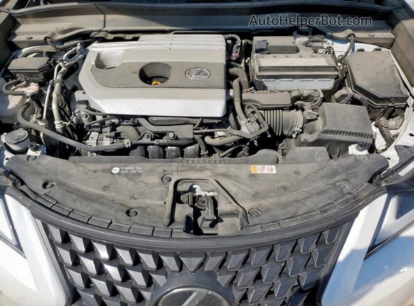 JTHX3JBH9N2047522 2022 LEXUS UX White ძრავის განყოფილების ხედი