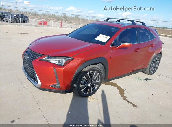 JTHY3JBH1K2012747 2019 LEXUS UX 200 Оранжевый Передняя левая четверть