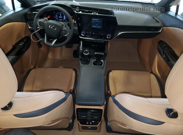 JTJAAAAB3RA026376 2024 LEXUS RZ White Widok deski rozdzielczej