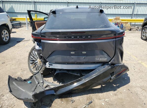 JTJAAAAB7PA017449 2023 LEXUS RZ Gray Вид ззаду
