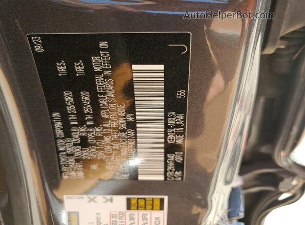 JTJAAAAB7PA017449 2023 LEXUS RZ Gray Вид підкапотного простору