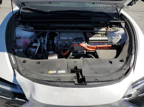 JTJAAAAB8PA006136 2023 LEXUS RZ White ძრავის განყოფილების ხედი