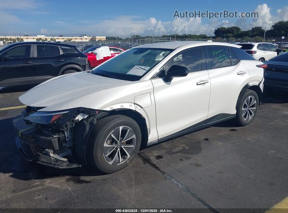 JTJABABB7RA004487 2024 LEXUS RZ 300E White Առջևի ձախ երեք քառորդ տեսարան