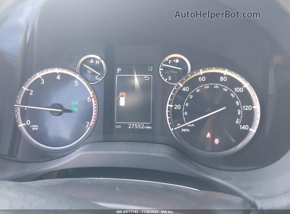 JTJAM7BX1N5335352 2022 LEXUS GX 460 Black Вид задніх сидінь
