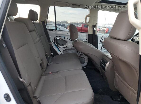 JTJAM7BX3P5365522 2023 LEXUS GX White Widok wnętrza z tyłu