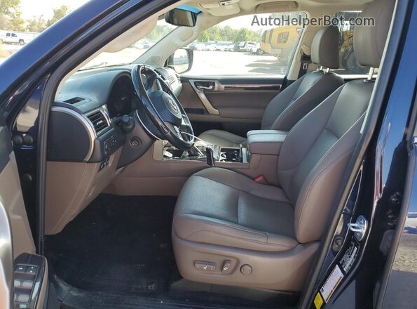 JTJAM7BX4M5300609 2021 LEXUS GX Blue Widok wnętrza z przodu