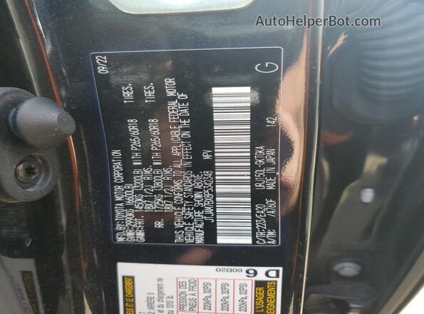 JTJAM7BX8P5342348 2023 LEXUS GX Black Vista de la etiqueta del VIN